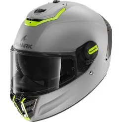 SHARK Casque SPARTAN RS BLANK MAT SP HE8105ESYS | Argent Jaune
