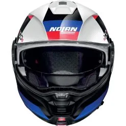 NOLAN Casque N100 5 Plus Hilltop N-com N1005HT 049 | Métal Blanc / Bleu -Pas Cher Visière Casque Moto Magasin none c84e41a20fe61a3da6b173e22ca73289 c84e41a