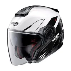 NOLAN Casque N40-5 ZEFIRO N-COM N45000911030 | Blanc Métallisé/noir