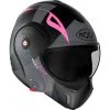 ROOF Casque BOXXER VIPER 12723 | Noir/Rose Mat