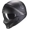 SCORPION Casque EXO-COMBAT Evo UNBORN 85-317-159 | Noir Mat/Argent