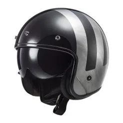 LS2 Casque OF601 BOB UNI 306012008 | Noir/Gris | Unisexe