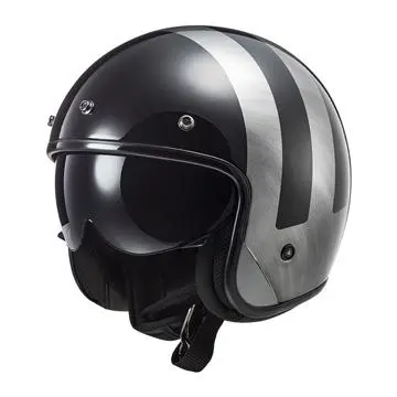 LS2 Casque OF601 BOB UNI 306012008 | Noir/Gris | Unisexe 1 LS2 Casque OF601 BOB UNI 306012008 | Noir/Gris | Unisexe