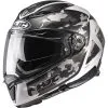 HJC Casque F70 KATRA MC10SF 153170 | Noir/blanc/gris