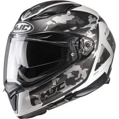 HJC Casque F70 KATRA MC10SF 153170 | Noir/blanc/gris