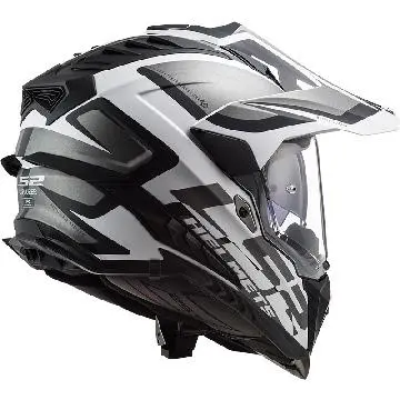 LS2 Casque Cross MX701 EXPLORER ALTER 407012102 | Noir Mat/blanc 3 LS2 Casque Cross MX701 EXPLORER ALTER 407012102 | Noir Mat/blanc – Image 3