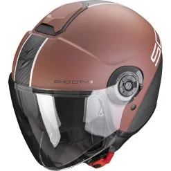 SCORPION Casque EXO-CITY II CARBO 183-421-265 | Marron Mat/noir