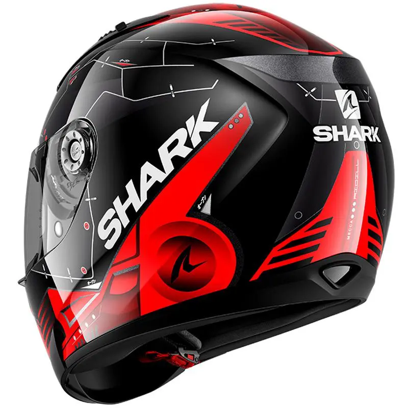 SHARK Casque RIDILL MECCA HE0537EKRS | Rouge 3 SHARK Casque RIDILL MECCA HE0537EKRS | Rouge – Image 3