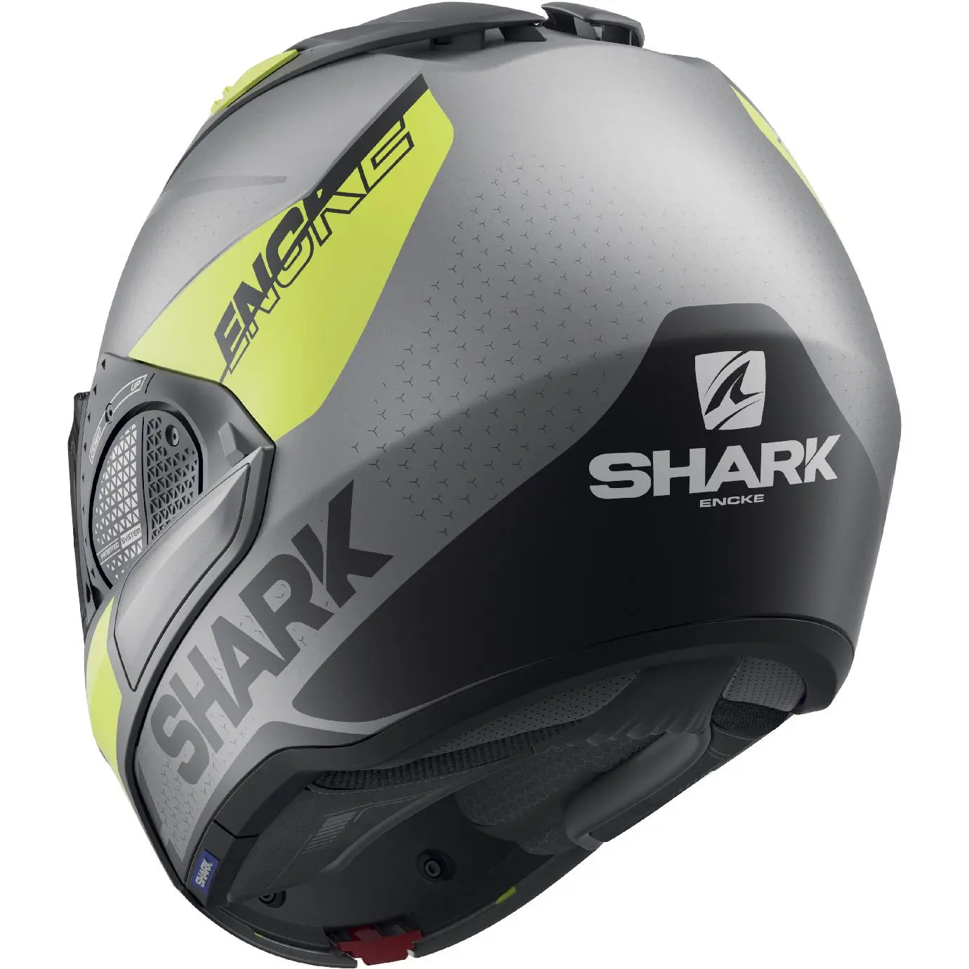 SHARK Casque EVO GT ENCKE MAT HE8915EAYK | ARGENT/JAUNE MAT 3 SHARK Casque EVO GT ENCKE MAT HE8915EAYK | ARGENT/JAUNE MAT – Image 3
