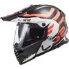 LS2 Casque MX436 PIONNER EVO ADVENTURER 404364002 | Noir Blanc