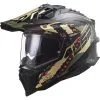 LS2 Casque MX701 EXPLORER CARBON EXTEND 407017061 | Military Mat Vert