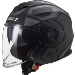 LS2 Casque OF 570 VERSO MARKER 305702307 | Noir Mat/Titanium | Homme