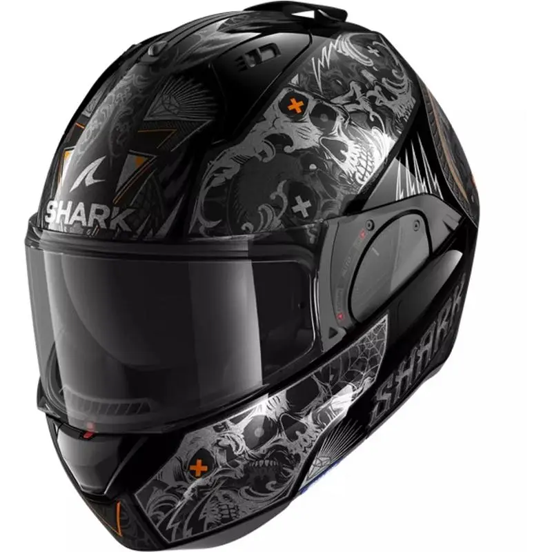 SHARK Casque EVO-ES K-ROZEN HE9814EKAO | Noir/anthracite/orange 1 SHARK Casque EVO-ES K-ROZEN HE9814EKAO | Noir/anthracite/orange