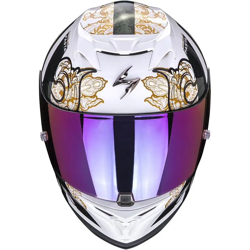 SCORPION Casque EXO-520 AIR FASTA 72-361-73 | White Chameleon 2 SCORPION Casque EXO-520 AIR FASTA 72-361-73 | White Chameleon – Image 2